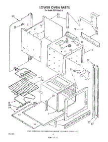 05 - Lower Oven parts for Whirlpool Oven RB770PXT2 from AppliancePartsPros.com