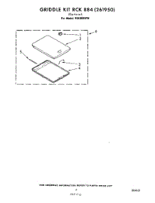 05 - Rck884 parts for Whirlpool Cooktop RC8300XPH from AppliancePartsPros.com