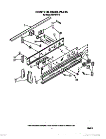 03 - Control Panel parts for Whirlpool Range RS676PXV2 from AppliancePartsPros.com