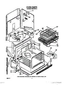 04 - Oven parts for Whirlpool Range RS676PXV2 from AppliancePartsPros.com