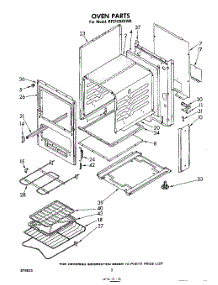 02 - Section parts for Whirlpool Range RF0100XKW0 from AppliancePartsPros.com