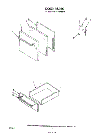 03 - Section parts for Whirlpool Range RF0100XKW0 from AppliancePartsPros.com