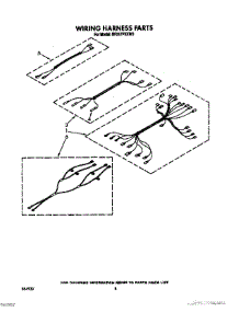 06 - Wiring Harness parts for Whirlpool Range RF317PXXW0 from AppliancePartsPros.com