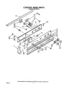 03 - Control Panel parts for Whirlpool Range RS677PXV2 from AppliancePartsPros.com
