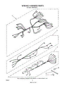 05 - Wiring Harness , Lit / Optional parts for Whirlpool Range RS677PXV1 from AppliancePartsPros.com