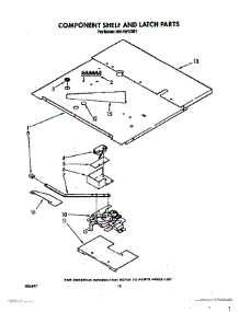 07 - Component Shelf And Latch parts for Whirlpool Oven RB170PXXB1 from AppliancePartsPros.com