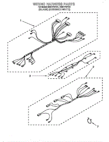 Wiring Harness parts for Whirlpool Range M  REG  R    PAR from AppliancePartsPros.com