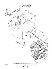 05 - Unit , Lit / Optional And Literature parts for Whirlpool Range RF395PXWW2 from AppliancePartsPros.com