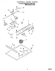 02 - Control Panel parts for Whirlpool Range RS386PXBB0 from AppliancePartsPros.com