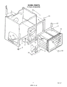 04 - Oven , Literature And Optional parts for Whirlpool Range RF305EXPW0 from AppliancePartsPros.com