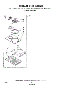 08 - Surface Unit parts for Whirlpool Range RS576PXL0 from AppliancePartsPros.com