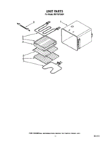 08 - Unit parts for Whirlpool Oven RB770PXXB4 from AppliancePartsPros.com