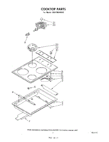 04 - Cook Top parts for Whirlpool Range RS6700XKW2 from AppliancePartsPros.com