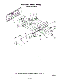 03 - Control Panel parts for Whirlpool Range RF317PXPW0 from AppliancePartsPros.com