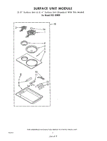 02 - Surface Unit parts for Whirlpool Cooktop RGE8300H from AppliancePartsPros.com