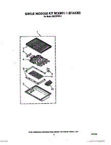 07 - Grille Kit Rck891-1, Literature parts for Whirlpool Range RS575PXR4 from AppliancePartsPros.com