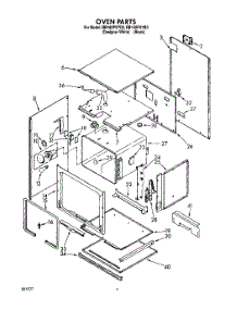02 - Oven parts for Whirlpool Oven RB160PXYB3 from AppliancePartsPros.com