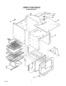 04 - Upper Oven, Lit / Optional parts for Whirlpool Oven RB770PXT1 from AppliancePartsPros.com