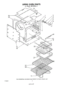 03 - Upper Oven parts for Whirlpool Oven RB170PXL3 from AppliancePartsPros.com