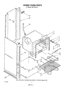04 - Lower Oven, Literature And Optional parts for Whirlpool Oven RB170PXL3 from AppliancePartsPros.com