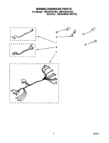 06 - Wiring Harness, Optional parts for Whirlpool Oven RB760PXYB4 from AppliancePartsPros.com