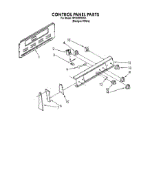 02 - Control Panel, Literature parts for Whirlpool Range RF302PXXQ1 from AppliancePartsPros.com