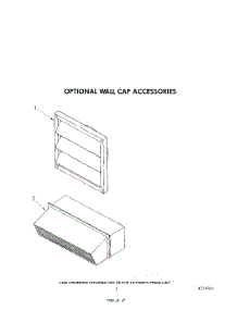 04 - Optional Wall Caps parts for Whirlpool Cooktop RC8920XRH2 from AppliancePartsPros.com