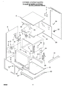 02 - Upper Oven parts for Whirlpool Oven RB170PXBB0 from AppliancePartsPros.com