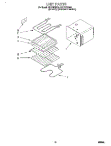 07 - Unit parts for Whirlpool Oven RB170PXBB0 from AppliancePartsPros.com