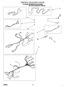 08 - Wiring Harness parts for Whirlpool Oven RB170PXBB0 from AppliancePartsPros.com