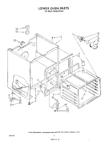 03 - Lower Oven parts for Whirlpool Range RE960PXVW1 from AppliancePartsPros.com