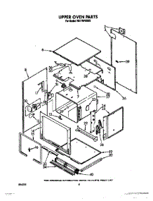 03 - Upper Oven parts for Whirlpool Oven RB170PXXB3 from AppliancePartsPros.com
