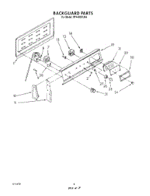 05 - Backguard , Literature And Optional parts for Whirlpool Range RF4400XLW4 from AppliancePartsPros.com