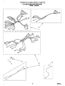 06 - Wiring Harness, Lit / Optional parts for Whirlpool Range RF3661XDN0 from AppliancePartsPros.com