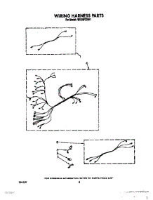 07 - Wiring Harness parts for Whirlpool Oven RB160PXXW1 from AppliancePartsPros.com