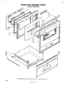 04 - Door And Drawer parts for Whirlpool Range RE963PXKT0 from AppliancePartsPros.com
