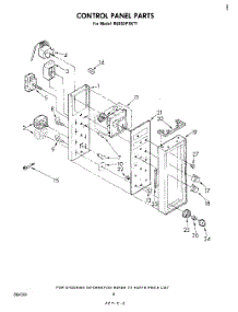 05 - Control Panel parts for Whirlpool Range RE953PXKT1 from AppliancePartsPros.com