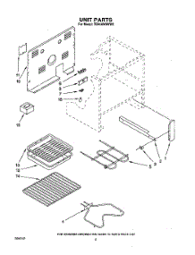 06 - Unit, Lit / Optional parts for Whirlpool Range TER46W0WW2 from AppliancePartsPros.com