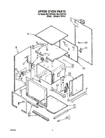 02 - Upper Oven parts for Whirlpool Oven RB170PXYB3 from AppliancePartsPros.com