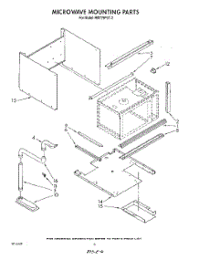 05 - Microwave Mounting parts for Whirlpool Oven RM778PXT2 from AppliancePartsPros.com