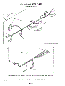 10 - Wiring Harness , Literature And Optional parts for Whirlpool Oven RM778PXT2 from AppliancePartsPros.com