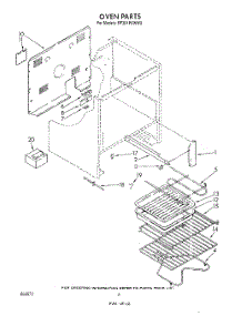 06 - Oven (Continued) , Lit / Optional parts for Whirlpool Range RF391PXWW0 from AppliancePartsPros.com
