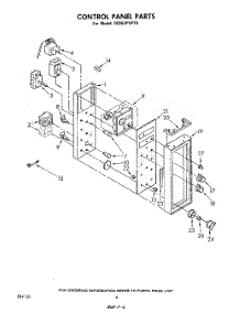 05 - Control Panel parts for Whirlpool Range RE953PXPT0 from AppliancePartsPros.com