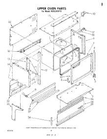 06 - Upper Oven parts for Whirlpool Range RE953PXPT0 from AppliancePartsPros.com