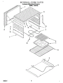 02 - Internal Oven parts for Whirlpool Range FEP210VL6 from AppliancePartsPros.com