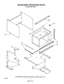 05 - Microwave Mounting parts for Whirlpool Oven RM778PXT3 from AppliancePartsPros.com