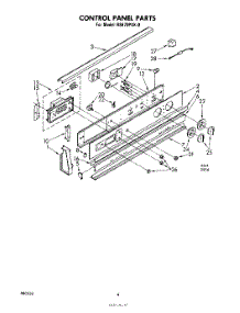 03 - Control Panel parts for Whirlpool Range RS670PXK0 from AppliancePartsPros.com