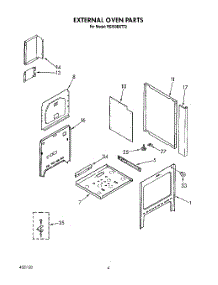 03 - External Oven parts for Whirlpool Range RS363BXTT2 from AppliancePartsPros.com