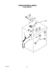 04 - Oven Electrical parts for Whirlpool Range RS363BXTT2 from AppliancePartsPros.com