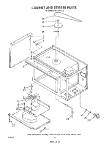 07 - Cabinet And Stirrer parts for Whirlpool Oven RM778PXT3 from AppliancePartsPros.com